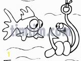 Fish Hooks Coloring Pages to Print Fish Hooks Coloring Pages