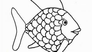 Fish with Scales Coloring Page Kids Printable Rainbow Fish Coloring Page Free