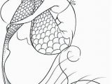 Fish with Scales Coloring Page Mermaid Coloring Page 10 Coloring Pinterest