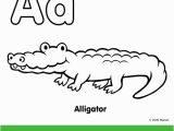 Fisher Price Alphabet Coloring Pages Alligator Coloring Pages Preschool