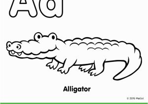 Fisher Price Alphabet Coloring Pages Alligator Coloring Pages Preschool