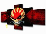 Five Finger Death Punch Coloring Pages Five Finger Death Punch Wall Art Rock and Roll Posters Vintage Hd Prints On Canvas Home Decor for Living Room Paintings 5 Panel Artwork