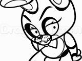 Five Nights at Freddy S Bonnie Coloring Pages Draw Chibi toy Bonnie Five Nights at Freddys Step by