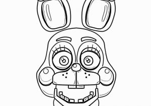 Five Nights at Freddy S Bonnie Coloring Pages Five Nights at Freddys Coloring Pages Awesome Print Bonnie