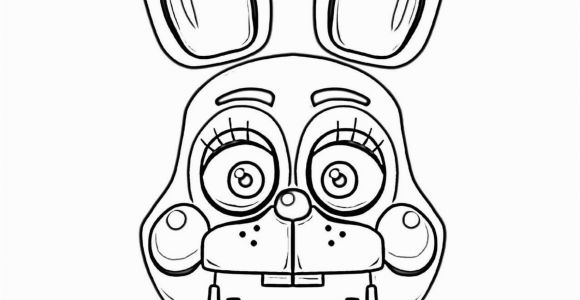 Five Nights at Freddy S Bonnie Coloring Pages Five Nights at Freddys Coloring Pages Awesome Print Bonnie