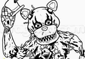 Five Nights at Freddy S Coloring Pages Foxy Image for Fnaf 4 Coloring Sheets Nightmar Freddy