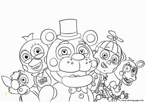 Five Nights at Freddy S Coloring Pages to Print Wonderful Fnaf Coloring Pages Printable Print Unknown
