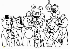 Five Nights at Freddy S Printable Coloring Pages Fnaf Coloring Pages to Print with Images