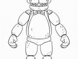 Five Nights at Freddys Coloring Pages Fnaf Golden Freddy Coloring Pages