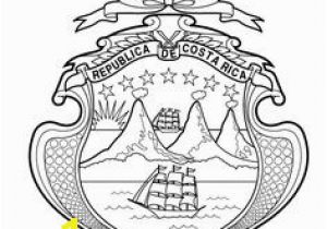 Flag Of Costa Rica Coloring Page 37 Best About Costa Rica Images On Pinterest