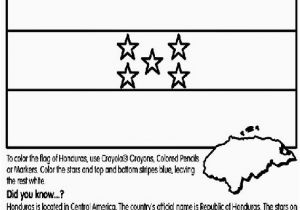 Flag Of Costa Rica Coloring Page Flag Honduras Coloring Page International Flags Coloring Pages