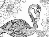 Flamingo Coloring Pages Pdf Free Flamingo Colouring Page for Adults