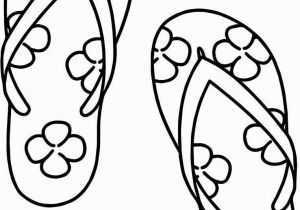 Flip Flop Coloring Pages for Kids Awesome Flip Flop Coloring Page