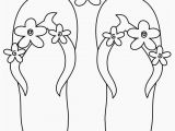 Flip Flop Coloring Pages Free Printable Flip Flop Coloring Page