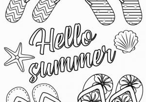 Flip Flop Coloring Pages Free Printable Fun Summer Coloring Page for Kids and Grown Ups Alike
