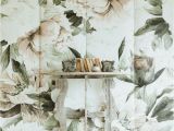 Floral Mural Designs isn T She Lovely This Oversized Feminine Floral Wall Mural Adds A