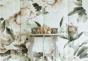 Floral Mural Designs isn T She Lovely This Oversized Feminine Floral Wall Mural Adds A