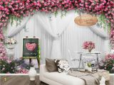 Floral Murals for Walls Floral Peel and Stick Wallpaper Papel De Parede 3d Flores