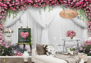 Floral Murals for Walls Floral Peel and Stick Wallpaper Papel De Parede 3d Flores