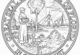 Florida Gators Coloring Pages Florida State Seal Coloring Page