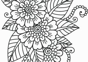 Flower Coloring Pages for Adults to Print Flower Coloring Sheet Flower Coloring Page Likeable Adult Pages