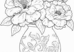 Flower Coloring Pages for Adults to Print Get This Detailed Flower Coloring Pages for Adults Printable 85yf1