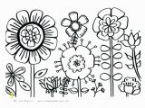 Flower Coloring Pages Free Printable Simple Flower Coloring Pages Simple Flowers G Pages Colouring