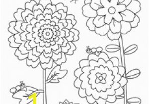 Flower Garden Coloring Pages Flower Garden Coloring Page Worksheet God S Creation Nature