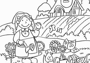 Flower Garden Coloring Pages Printable New Coloring Horticulture Coloring Pages