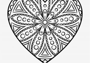 Flower Mandala Coloring Pages Printable Heart Mandala Coloring Pages Printable Color Pages for Adults