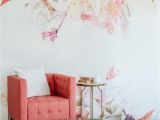 Flower Murals Ideas Spring Floral Wall Mural Watercolor Wallpaper In 2019