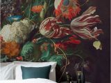 Flower Murals Ideas Vase Of Flowers by De Heem Wallpaper Muralswallpaper