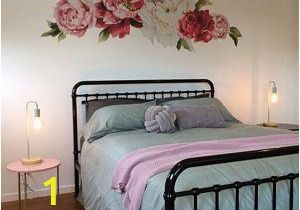 Flower Wall Murals Stickers Flower Decals Pink and Red Flower Decals Wall