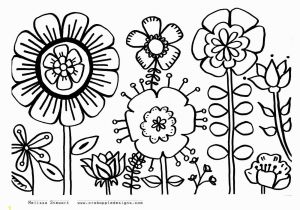 Flowers Coloring Pages Print Flower Coloring Pages Paint Sample butterflies