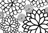 Flowers Coloring Pages Print Free Printable Bursting Blossoms Flower Coloring Page