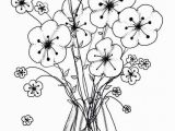 Flowers Printable Coloring Pages Flower Coloring Template 11 S Printable Coloring Page