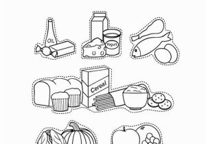 Food Groups Coloring Pages for Preschoolers Use Cut Outs for Students to Color & Glue On A Plate to Demonstrate