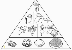 Food Pyramid Coloring Page Free Printable Food Coloring Pages for Kids