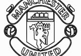 Football Colouring Pages Printable Uk Print Manchester United Logo soccer Coloring Pages or