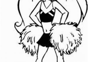 Football Player and Cheerleader Coloring Pages 20 Best Cheerleading Coloring Pages Images On Pinterest