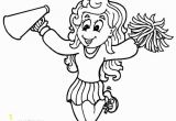 Football Player and Cheerleader Coloring Pages Printable Cheerleading Coloring Pages for Kids Cool2bkids