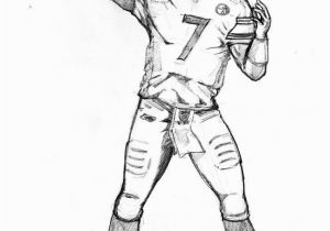 Football Player Coloring Pages Printable How to Draw Football Players Football Player Coloring Pages