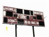 Football Scoreboard Wall Mural Vintage Football Scoreboard In 2019 Wall Decor