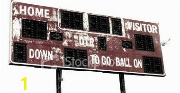 Football Scoreboard Wall Mural Vintage Football Scoreboard In 2019 Wall Decor