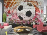 Football Splash Wall Mural Non Woven top Wallpaper Murals Wall Mural