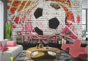 Football Splash Wall Mural Non Woven top Wallpaper Murals Wall Mural