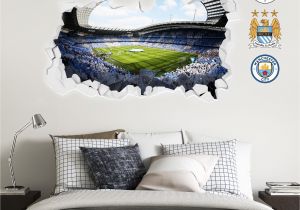 Football Splash Wall Mural Pin On Manchester City F C Wall Stickers