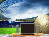 Football Stadium Murals Custom 3d soccer Wallpaper Sports Football themed Stadium