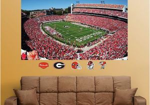 Football Stadium Murals Georgia Bulldogs Sanford Stadium Mural Go Dawgs