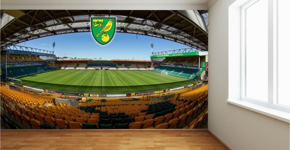 Football Stadium Murals norwich City Fc Carrow Road Full Wall Mural 2 Wall Stickers F